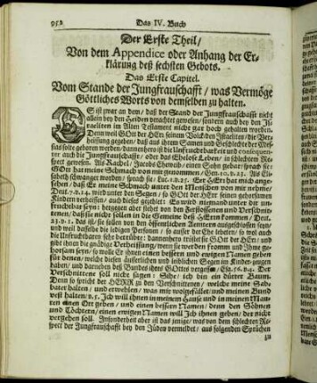 Das Erste Capitel. - Das achte Capitel.