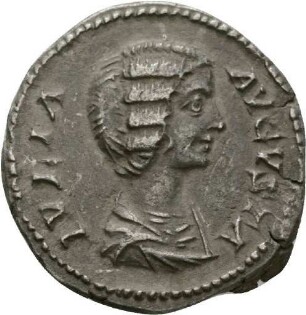 Denar für Iulia Domna mit Darstellung der Pietas