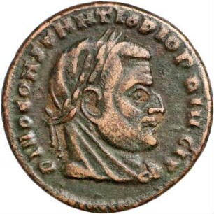 Münze, Halbfollis, 317 - 318