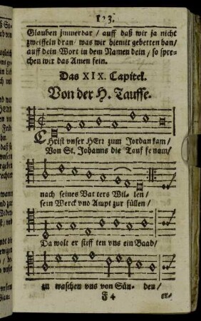 Das XIX. Capitel. Von der H. Tauffe.