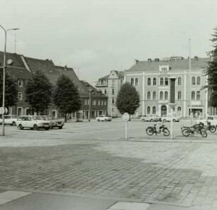 Dippoldiswalde, Platz des Friedens, Parkplatz