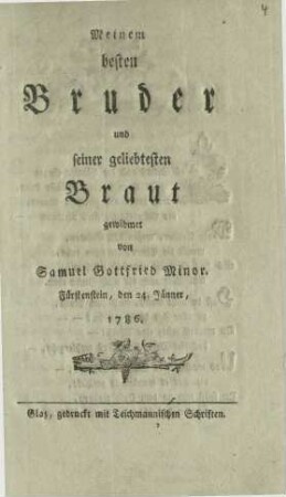 Glückwünsche.