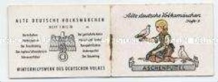 WHW-Abzeichen, Altdeutsche Volksmärchen: Heft 9 - Aschenputtel, 3. Reichsstraßensammlung vom November 1941