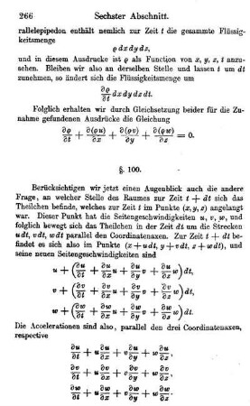 §. 100. Die allgemeinen Bewegungsgleichungen
