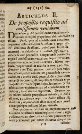 231-235, Articulus II