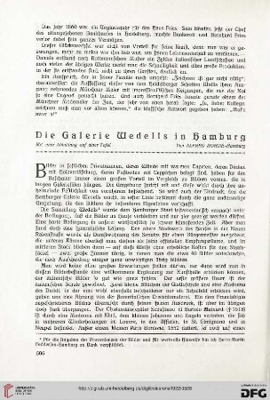 14: Die Galerie Wedells in Hamburg