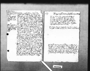 Gutachten zum Wasserbau am Neckarufer oberhalb von Berg, 5. August 1619 (Folio); Notiz zum Kies im Mühlbach und Mühlgraben und zur Befestigung des Ufers durch "cripen" für die Gerten aus dem Stuttgarter Forst benötigt werden (Folio)