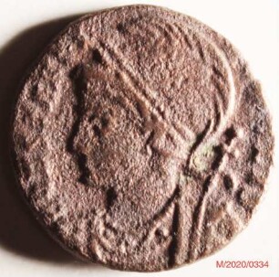 Römische Münze, Nominal Follis, Prägeherr Constantinus I., Prägeort Rom, Original