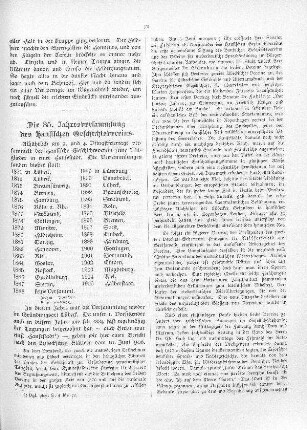 Die 35. Jahresversammlung des Hansischen Geschichtsvereins