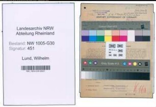 Entnazifizierung Wilhelm Lund , geb. 11.09.1903 (Spediteur)