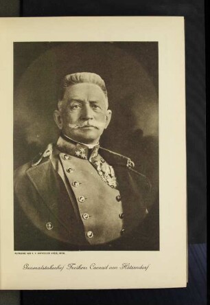 Generalstabschef Freiherr Conrad von Hötzendorf