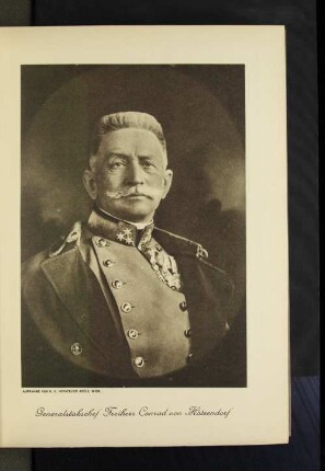 Generalstabschef Freiherr Conrad von Hötzendorf