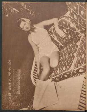 Donde veranea Mirna Loy