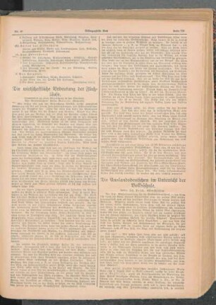 ¬Die¬ Auslandsdeutschen im Unterricht der Volksschule