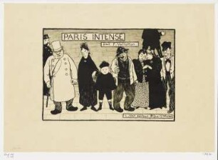 Paris intense, Titelblatt aus: Félix Vallotton "Paris Intense", Paris 1894