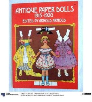 Antique Paper Dolls 1915-1920