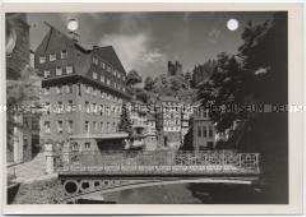 Monschau, Evangelische Stadtkirche und Rotes Haus