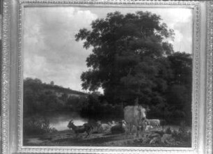 Herde am Waldrand
