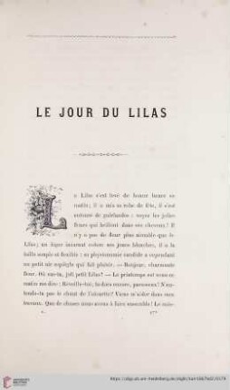 Le Jour du Lilas