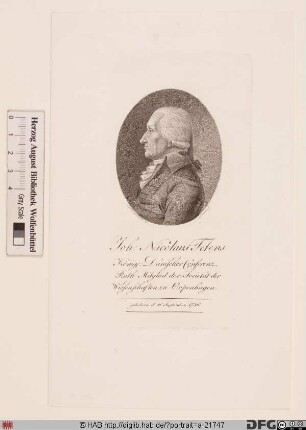 Bildnis Johann Nicolaus Tetens