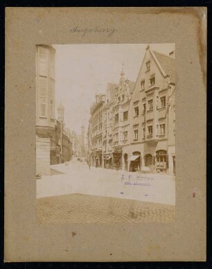 Ludwigstraße, Augsburg: Straßenansicht