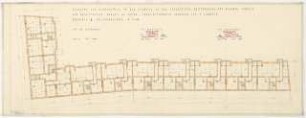 Wohnhausbebauung Seegefelder-, Wustermarker-, Nauener Straße, Berlin-Spandau: Baublock III für Rahlfs und Uhlen: Grundriss Kellergeschoss 1:100