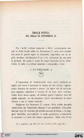 37: Tegole fittili col bollo di Innocenzo II