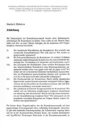 Einleitung. Temporalkonnektoren