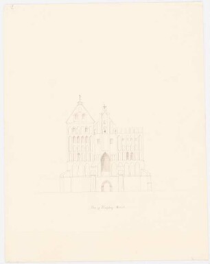 Dom, Königsberg: Westansicht