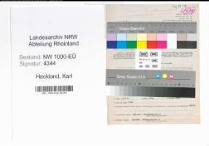 Entnazifizierung Karl Hackland, geb. 06.07.1895 (Schulrat)