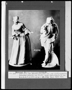 Figuren aus der italienischen Komödie: Isabella und Oktavio