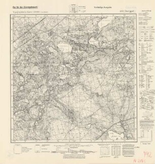2175 (Occippel) Zarnen, Topographische Karte 1:25000 (4cm - Karte)