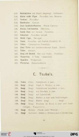 C. Tsuba's (Nr. 332-361)