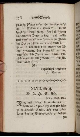 XLVII. Brief. - LVI. Brief.