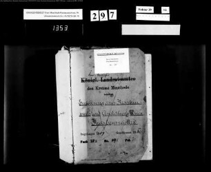 Errichtung eines Kreisbauamtes und Anstellung eines Kreisbaumeisters Bd.1