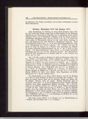Somme - November 1916 bis Januar 1917