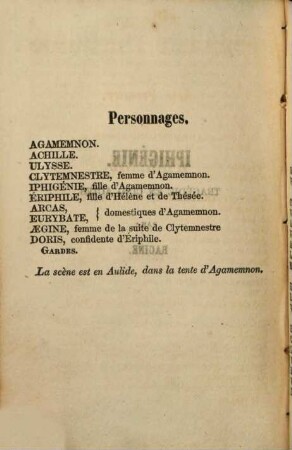 Iphigénie : [tragédie en cinq actes]