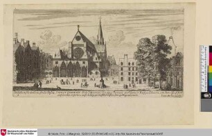 RECEUIL DES PLUS BEAUX EDIFICES ET FRONTISPICES DES EGLIZES DE PARIS, Bl. 2 [SAINCT GERMAIN; Ansicht der Kirche Saint Germain]