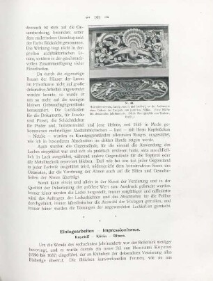Einlegearbeiten - Impressionismus. Koyetsu - Korin - Ritsuo