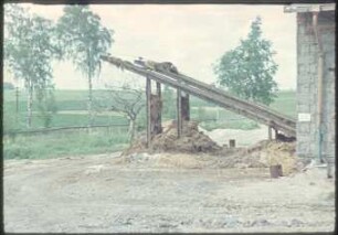 Oberflussschleppschaufelentmistungsanlage; KfL Päsmig-Saalfeld