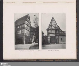 Hildesheim. Fachwerkbau am Pfaffenstieg