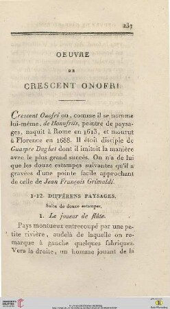 Oeuvre de Crescent Onofri