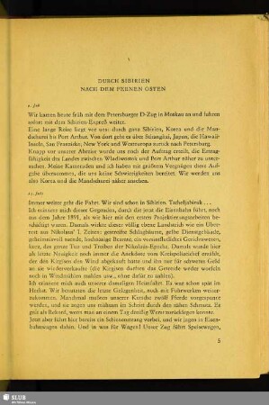 Durch Sibirien Nach Dem Fernen Osten