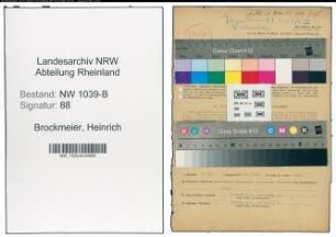 Entnazifizierung Heinrich Brockmeier , geb. 03.04.1908 (Angestellter)