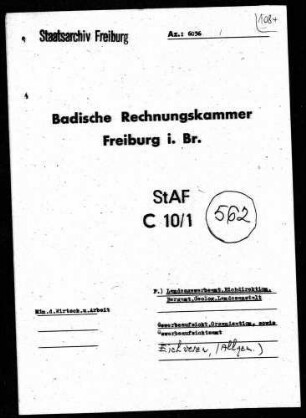Gewerbeaufsicht (Organisation und Gewerbeaufsichtsamt), Eichdirektion