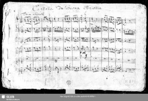Freundschaft ist ein großes Gut - Mus.2-J-500 : S, strings, cor (2), bc