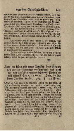 Kann ein Lehrer mit gutem Gewissen seine Meinungen und Ueberzeugungen verschweigen, oder wohl gar dem denselben entgegenstehenden System gemäß lehren?