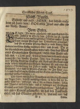 Vom Ersten. [I. Mit einem guten Fechter.]