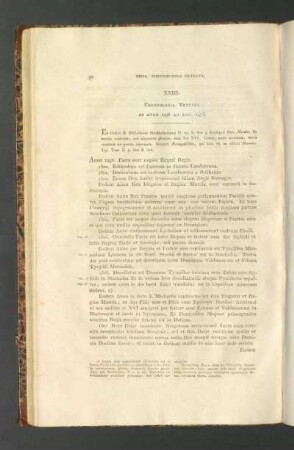 XXIII. Chronologia Vetusta Ab Anno 1298 Ad Ann. 1473.