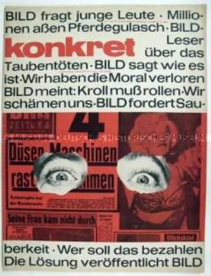 Linke Monatszeitschrift "Konkret" u.a. zur Europäischen Wirtschaftsgemeinschaft EWG